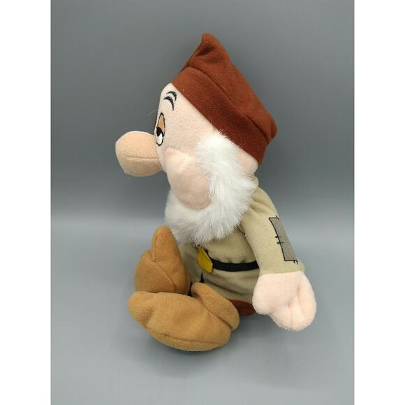 RARE Walt Disney World Sleepy Brown Hat Plush Snow White Dwarf Factory Error - Picture 4 of 12